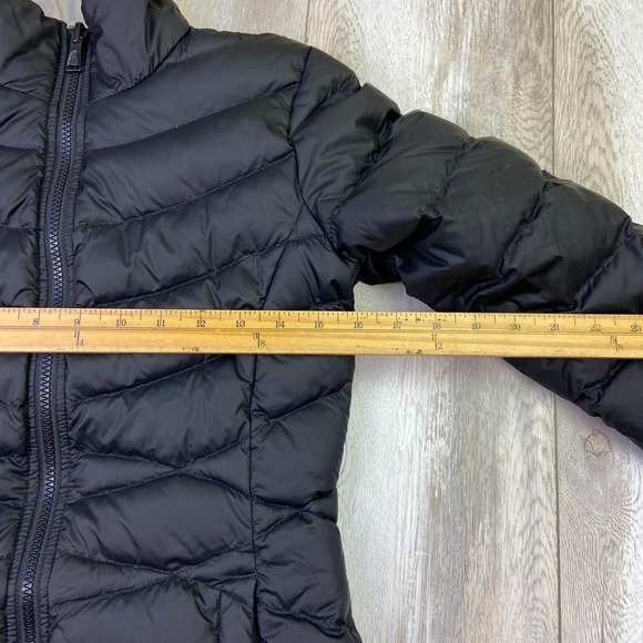 The North Face Hyvent Puffer Jacket Womens XS Black Down Blend Full Zip Quilted - Picture 4 of 16